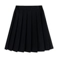 thumbnail image 2 of Pleated Skirt for Girls Knee‑Length Skirt Adjustable‑Waist Full Pleated Tailored Silhouette School Uniform Skirt, 2 of 5