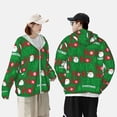 thumbnail image 6 of Kll Cute Santa And Ho Ho Ho Print Men'S Women’s Upf 50+ Sun Protection Outdoor Hoodie Jacket Long Sleeve Fishing Hiking Performance Shirt- Xx-Large, 6 of 8