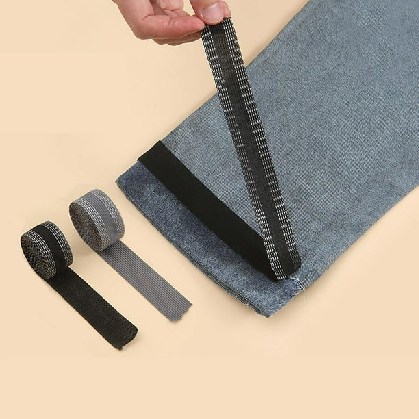 Stickers Magiques pour Rétrécir les Ourlets de Pantalon, Patchs Auto-Adhésifs pour Ourlets de Pantalon * Coupe en 1 Minute, Stickers d'Amélioration de l'Ourlet de Pantalon
