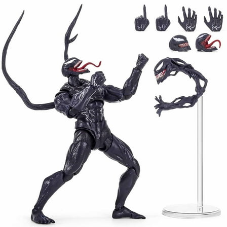 Venoms Action Figure Venom3: Let There Be Carnage 7-Inch 1/12 Scale Figures Moveable Joints PVC Figure Figurine Toys