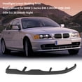 thumbnail image 2 of Headlight Lower Molding Trim Replacement for 3-Series E46 2-DOOR 1998-2002 OEM 51138208680 Right, 2 of 6