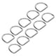 thumbnail image 5 of 10 Uds. Anillo en D de acero inoxidable 316, herrajes soldados sin costuras, anillo con hebilla en D, accesorios para tabla de surf y Kayak, 6mm, 40x37x6mm/1,6x1,5x0,2 pulgadas, 5 of 12