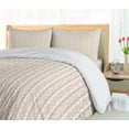 thumbnail image 4 of Ambesonne Victorian Duvet Cover Sets, Swirls Baroque Style, 2-Queen, Cream Tan, 4 of 6