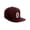 Burgundy, variant on Classic Snapback Flat Bill Visor Vintage Custom Number Letter Hat Cap, Burgundy Hat, Letter O