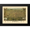 thumbnail image 2 of Shober 18x14 Black Modern Framed Museum Art Print Titled - Mattoon Illinois - Shober 1884, 2 of 5