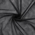 thumbnail image 1 of Tela de malla negra de 1,6 yardas (1,5 m) de ancho, ligeramente elástica, de poliéster, ideal para coser, decorar sombreros y vestidos de novia., 1 of 6