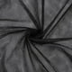 thumbnail image 1 of Tela de malla negra de 1,6 yardas (1,5 m) de ancho, ligeramente elástica, de poliéster, ideal para coser, decorar sombreros y vestidos de novia., 1 of 6