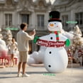 thumbnail image 3 of Outsunny 7FT Christmas Inflatables Snowman, Christmas Inflatable Decoration, 3 of 10