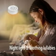 thumbnail image 3 of Sound Machine White Noise Machine with 25 Soothing Sounds and Night Lights with Memory Function 32 Levels of Volume and 5 Sleep Timer Powered by AC or USB for Sleeping Relaxation (White), 3 of 7