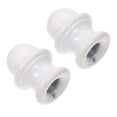 thumbnail image 4 of HINTRMENT 2 Pcs Accessoires de Lampe Embout Blanc en Alliage de Zinc pour Lampadaire Design Simple, 4 of 8