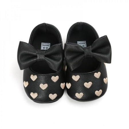 

Baby Boy Girl Breathable Bow Design Anti-Slip Shoes Casual Sneakers Toddler Soft Soled First Walkers