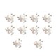 thumbnail image 1 of Minnieouse Conector de cristal de perla de aleación de 10 piezas, fabricación de joyería DIY, colgante, accesorio para encontrar, collar, con Ropa, zapatos y accesorios Miscelánea Plata Minnieouse AP015998-01, 1 of 6