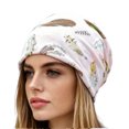 thumbnail image 2 of QSAWXQZ Women's Printed Head Wrap Turban Feather Print Soft Stretch Sleep Cap Outdoor Bandana Free Size, 2 of 5