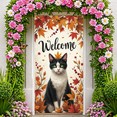 thumbnail image 6 of Decorative Design Welcome Banner Autumn Theme Cat Festive Decor Fall Decor for Home Decor Office Decor Indoor Decoration, 6 of 9
