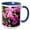 Blue/White, variant on 3drose, Bougainvillea on a Sunny Day, 11oz Mug