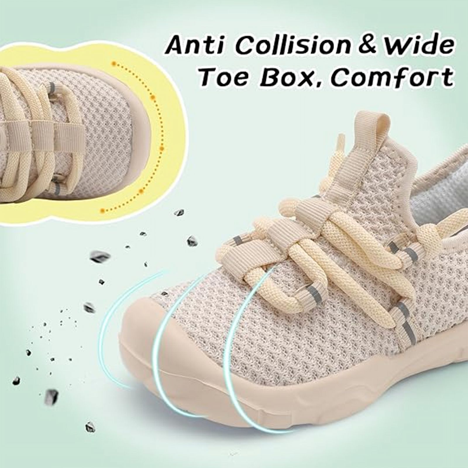 Barerun Toddler Breathable Knit Walking Sneaker photo 7