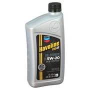 Chevron Havoline Pro-DS Full Synthetic Motor Oil 5W-20, 1 Quart Bottle