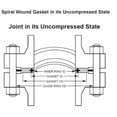 Spiral Wound Gasket with Flexible Graphite Filler for 18" Pipe