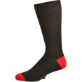 thumbnail image 1 of Sierra Socks Men Contrast Heel & Toe Bamboo Socks, 1 of 1