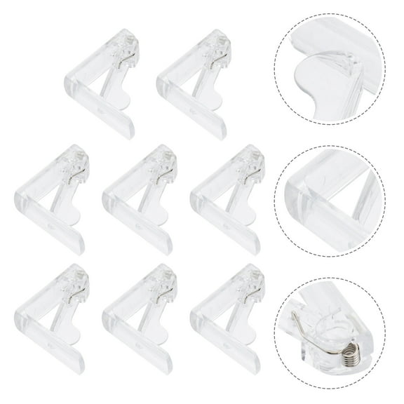 GOOHOCHY 8 Pcs Dining Table Cloth Clip Tablecloth Clips 8pcs