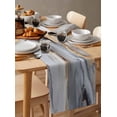 thumbnail image 6 of Ldtrchee Gray Ombre Marble Table Runner 72 Inches, Abstract Art Contemporary Bed Runner Dresser Scarves Tabletop for Indoor Outdoor Parties/Ceremony/Banquet, 14" x 72", 6 of 8