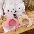 thumbnail image 2 of Tendencia coreana ins Taiyaki gato muñeca mochila colgante cambiado gato felpa Taiyaki fresa muñeca de un solo hombro zhangyuxiang LED, 2 of 2