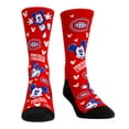 thumbnail image 4 of Unisex Rock Em Socks Mickey Mouse Red Montreal Canadiens Three-Pack Crew Socks Set, 4 of 4
