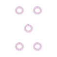 thumbnail image 3 of sweethay Peine elástico entrelazado con dientes circulares completos para mujer, peines de cristal flexibles, soporte para diadema, banda para Type1 NO1, 3 of 6