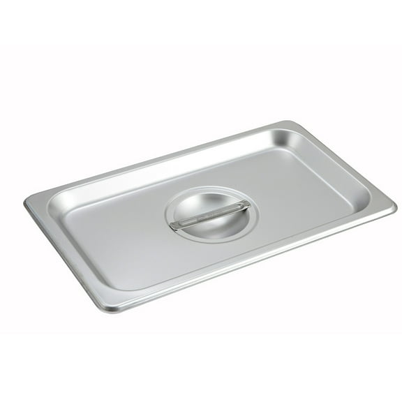 Winco SPSCQ, Quarter Size Steam Solid Pan Cover, NSF