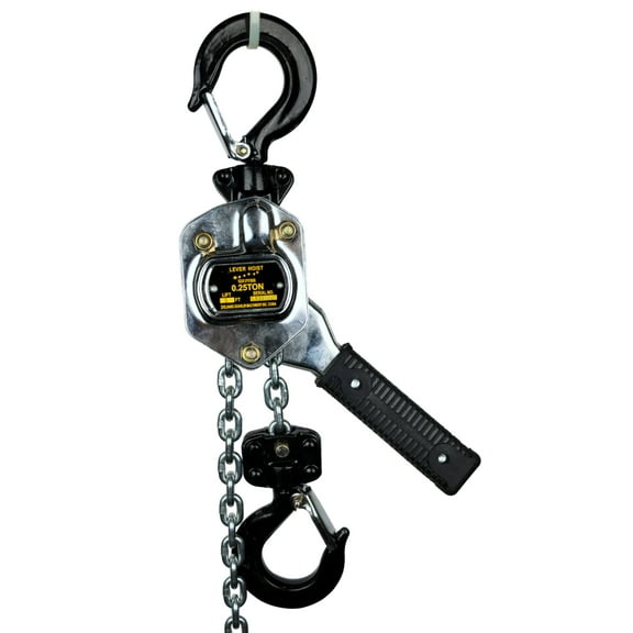 Lifstar Mini Lever Chain Hoist with 0.25 Ton(550 Lbs) Capacity with 1.5m(5ft) Alloy Steel G80 Chain. Ratchet Lever Hoist with 2 Heavy Duty Hooks, (550lbs 5ft)