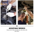 thumbnail image 3 of 8 Inch 200MM Heavy Duty Wide Open Adjustable Wrench Hand Tools (Silver), 3 of 8
