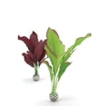 thumbnail image 1 of biOrb Silk Plant Set Medium Green & Purple, 1 of 6