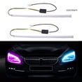 thumbnail image 2 of [icem car-lit] 30/45/60cm ultra-delgado dual color led auto coche drl tiras de luz diurna, 2 of 4