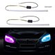 thumbnail image 2 of [icem car-lit] 30/45/60cm ultra-delgado dual color led auto coche drl tiras de luz diurna, 2 of 4