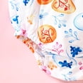 thumbnail image 5 of JIAYUE Baby Girls Jumpsuit O-Neck Short Sleeve Easter Cartoon Prints Romper Newborns Headbands Set Breathable Toddler Kids Bodysuit, 5 of 6
