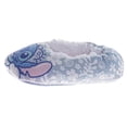 thumbnail image 3 of Disney Stitch Slippers for Girls, Stitch Design Blue Warm Soft Fleece Padded Sole (Toddler Little Kid), Blue, Size: 11-12, 3 of 7