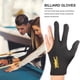 thumbnail image 5 of Snooker Billiard Cue Guantes 3-Finger Lycra Bordado Mano Izquierda Abierto 2pcs, 5 of 7