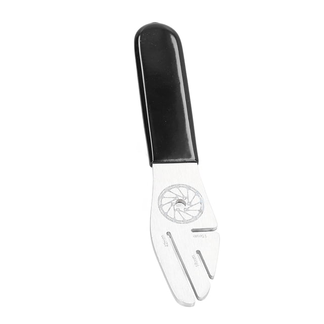 Bicycle Disc Rotor Alignment Tool Rotor Stainless Steel Bike Brake Wrench with 3 Slots for Bike Alignment