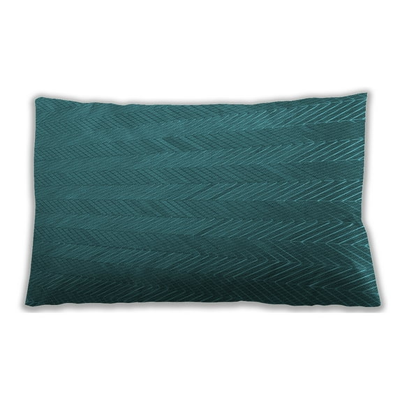 Ahgly Company Outdoor Rectangular Contemporary Lumbar Throw Pillow, 13 inch by 19 inch