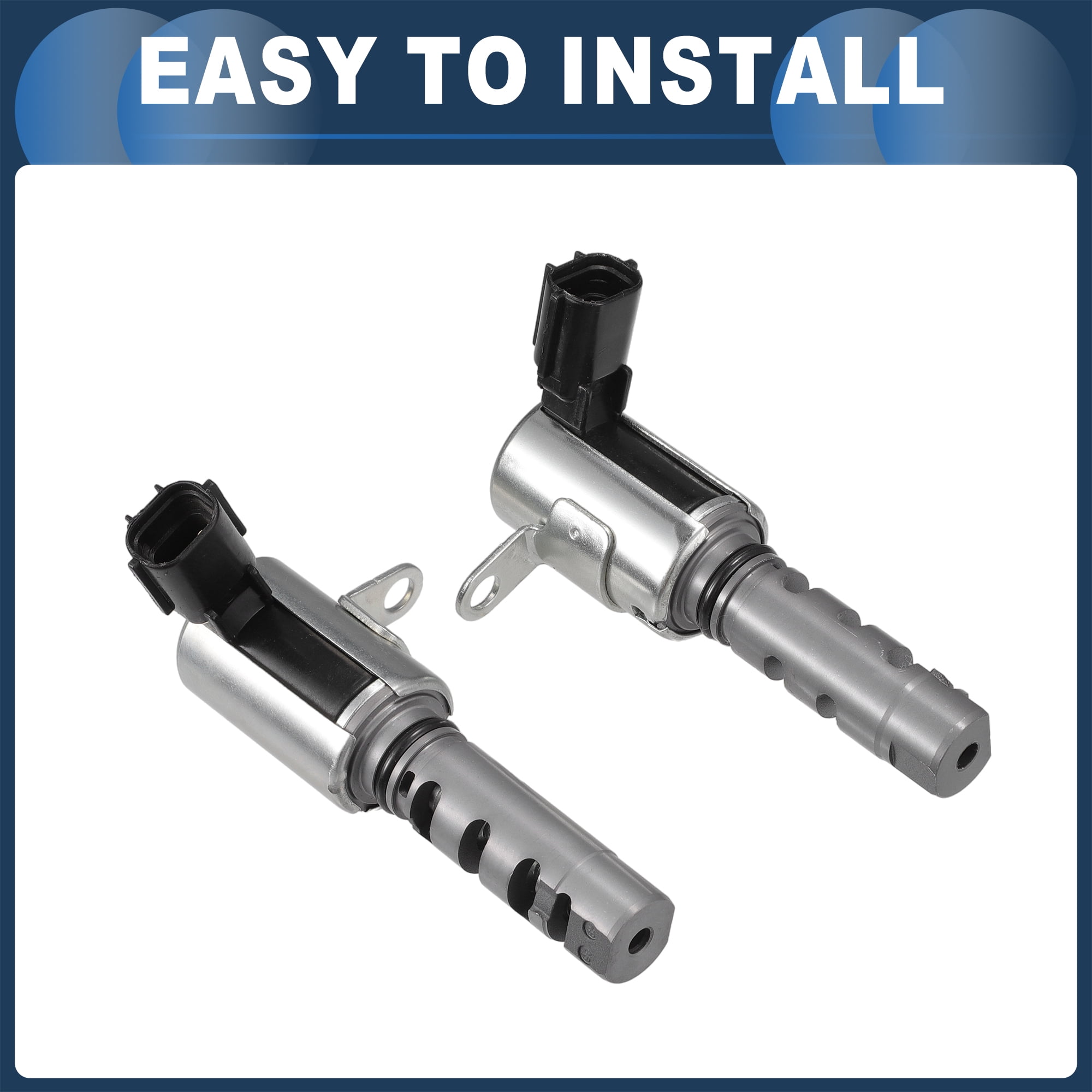 Unique Bargains Engine Variable Valve Timing VVT Solenoid, No.1534020010 for LEXUS ES300 1999-2003 Silver Tone, 2 Pcs
