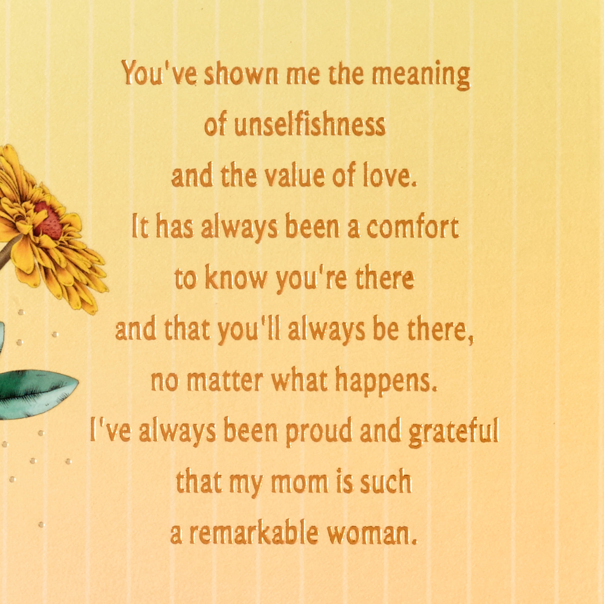 Hallmark Birthday Card for Mom (A Mother Like You)