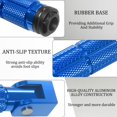 thumbnail image 2 of Estriberas traseras plegables para motocicleta JXPANG M8 azul universal, 2 of 7