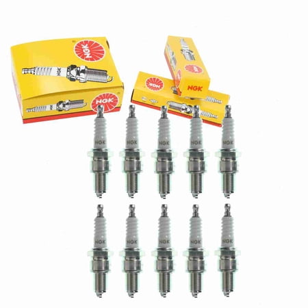 10 pc NGK 7526 Standard Spark Plugs for 111 436XLS 90890-78072 N4YC W2D Ignition Wire Secondary