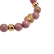 thumbnail image 2 of Pulseras Mujer LuckyLy Corazón o Calavera con Piedras Naturales Acero Inoxidable Modelo Remy rosa UNITALLA, 2 of 8