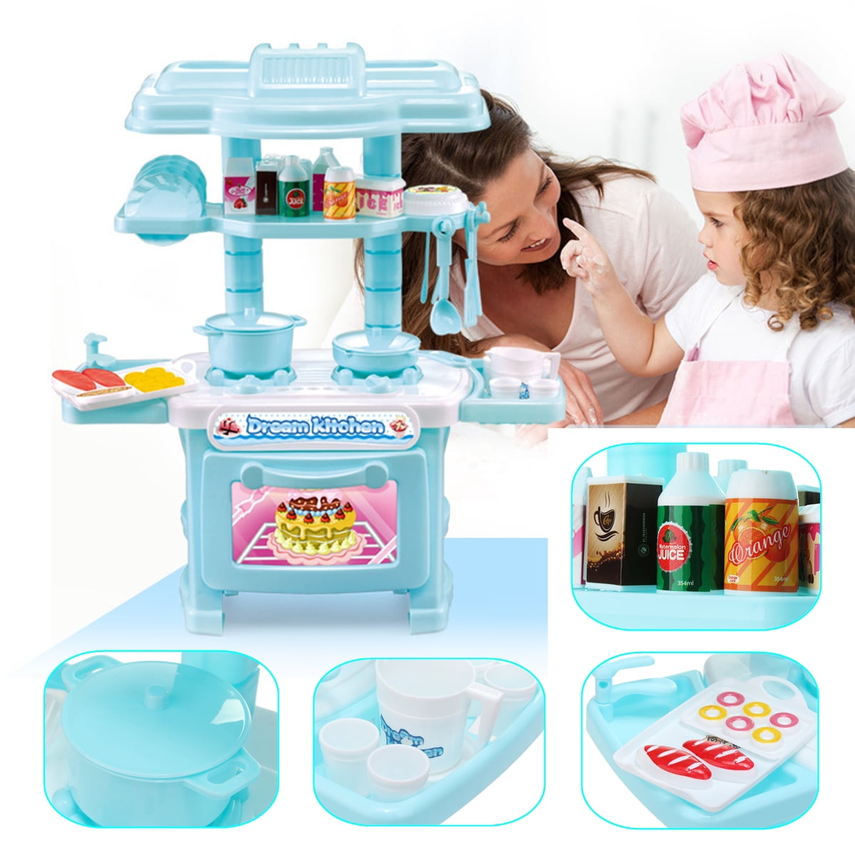 Kids Kitchen Appliances       - Playgo Kitchen Chef Collection My Toaster My Blender Deluxe Kettle For Your Little Chef Pretend Play Home Kitchen Appliances 3piece Play Set For Kids Children Toddlers Buy Online At Best Price / Great savings & free delivery / collection on many items.