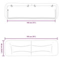 thumbnail image 3 of vidaXL Headboard Cushion Black 72" Faux Leather, 3 of 84