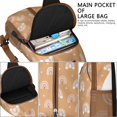 thumbnail image 2 of Boho Floral Crossbody Backpack Vintage Artistic Sling Bag for Students and Outdoor Use, 2 of 6