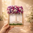 thumbnail image 4 of DIY Mothers Day Dried Flower Tree Frame Personalized Wooden Photo Frame With Letter Stickers & Artificial Flowers, 4 of 8