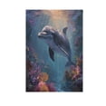 thumbnail image 3 of Wobogo Dolphin Garden Flag 12×18 Inch Double Sided For Outdoor Yard Decoration, 3 of 6