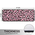 thumbnail image 5 of Kitchen Rugs Sets Of 2,Pink and Black Of Leopard Print Anti Fatigue Kitchen Mat Rugs Non Slip Washable,Decorative Kitchen Floor Mats for Kitchen,Sink,Laundry,17"x47"+17"x47", 5 of 5